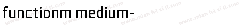 functionm medium字体转换